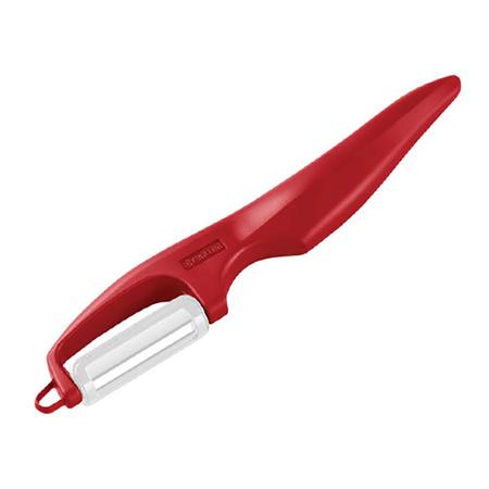 Kyocera Ceramic Double-Edge Peeler Red