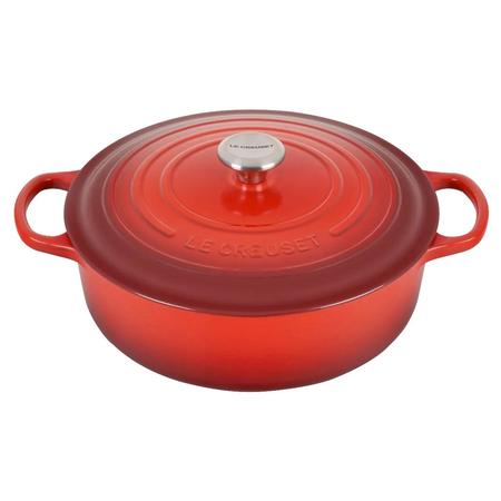 Le Creuset 6.75-qt. Wide Round Oven Cerise