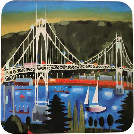 Christopher Bibby Coaster St. Johns Bridge