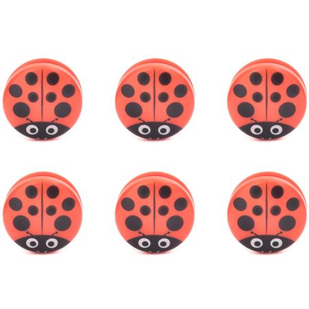 Lady Bug Bag Clips Set/6