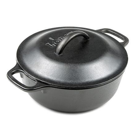 Lodge Logic Cast-Iron Dutch Oven 2-qt.