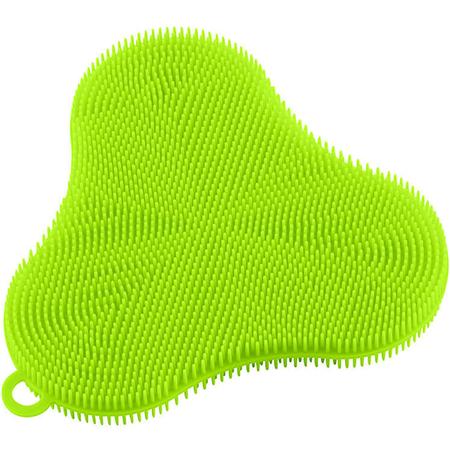 Clover Stay-Clean Silicone Scrubber Green