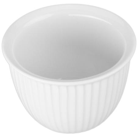 White Porcelain Custard Cup