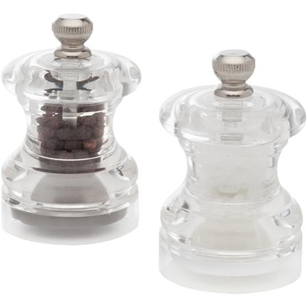 Button Pepper & Salt Mills Set/2