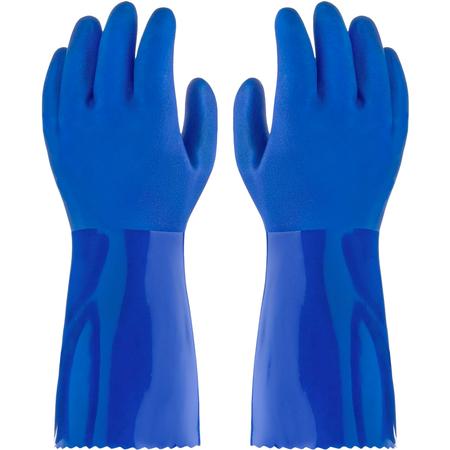 True Blue Heavy-Duty Rubber Gloves Med