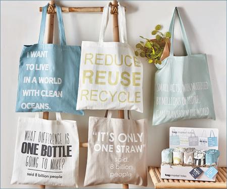 Natural Living Tote Bags