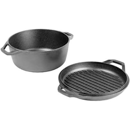 Lodge Chef Collection Double-Dutch Oven 6-qt.