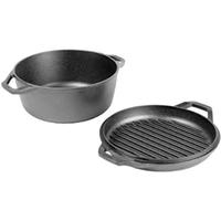 Lodge Chef Collection Double-Dutch Oven 6-qt.