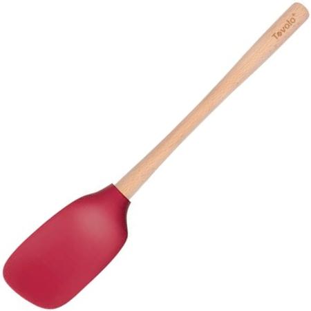 Flex Core Wood Handle Spoonula Cayenne