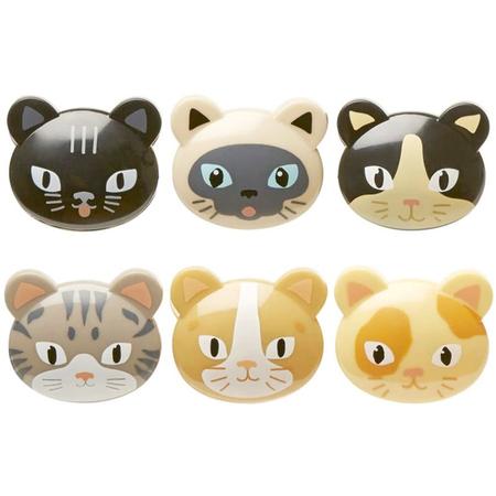 Cats Bag Clips Set/6