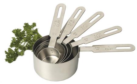 Stainless 5-pc. Measuring Cup Set