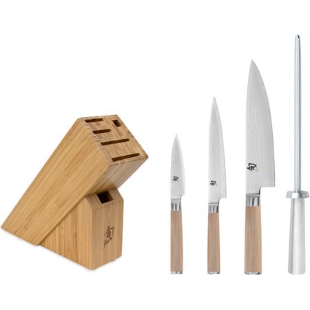 Shun Classic 5-pc. Block Set Blonde