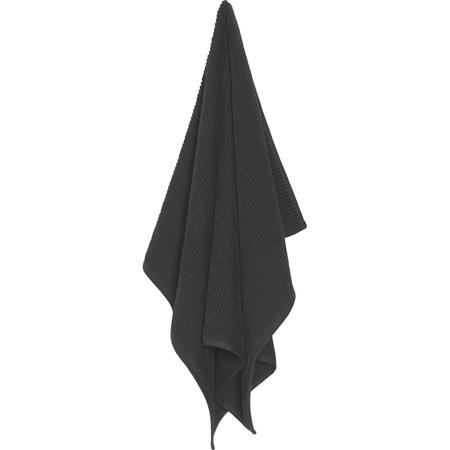 Ripple Dishtowel Black