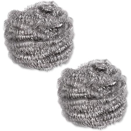 Stainless-Steel Scrubbies Set/2