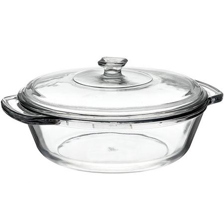 Glass Covered Casserole 2 qt.