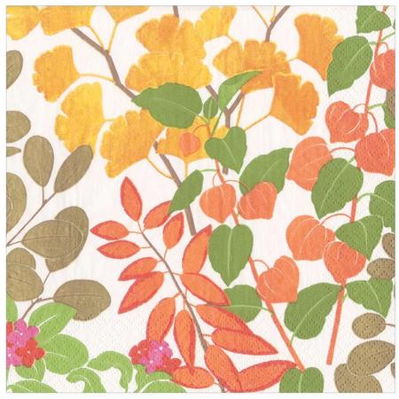 Paper Lunch Napkins Autumn Gold