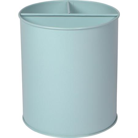 Steel Utensil Crock Robin's Egg Blue