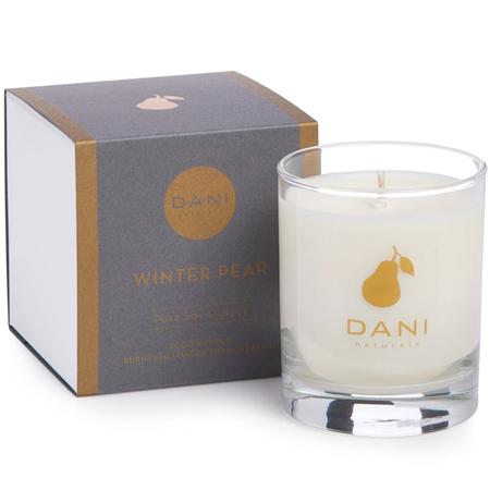 Dani Naturals Winter Pear Glass Candle