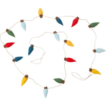 Felt Tree Light Garland 72