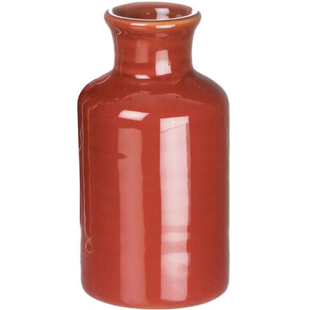 Crimson Ceramic Bud Vase 5