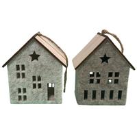 Felt House Ornaments