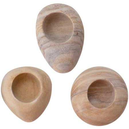 Sandstone Tealight Holders