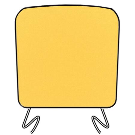 Outdoor Chair Pad Yellow
