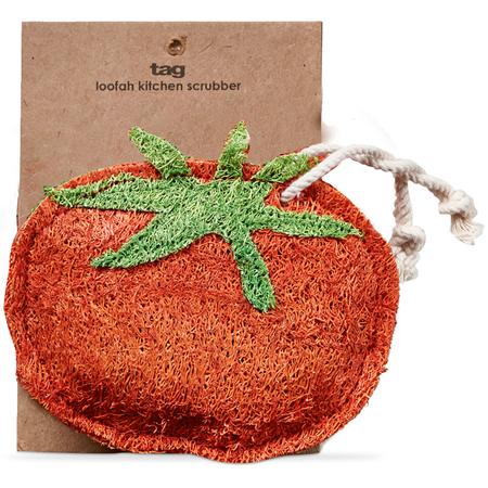 Tomato Loofah Scrubber