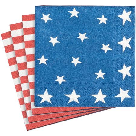 Paper Lunch Napkins Stars & Stripes