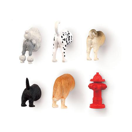 Dog Butt Magnets Set/6