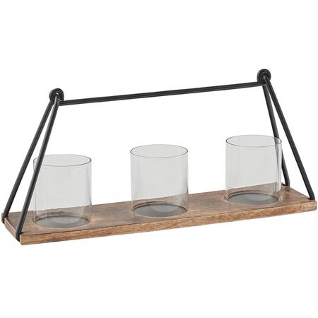 Bar & Loop Pillar Candle Centerpiece