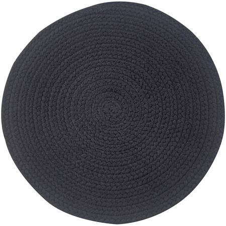 Essex Braided Placemat Black