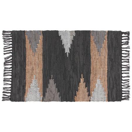 Mercer Leather Chindi Rug