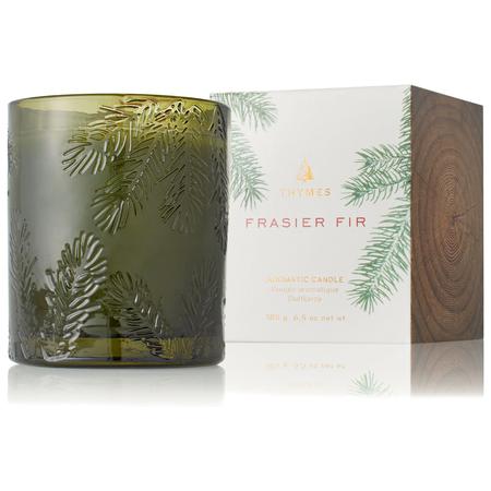 Frasier Fir Green Glass Candle