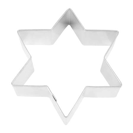 Tin Star Of David Cookie Cutter 3.5