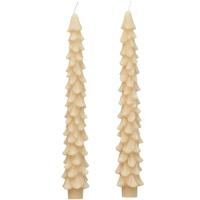 Large Tree Taper Candles Set/2 Ivory