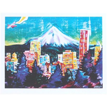 Christopher Bibby Greeting Card Mt. Hood