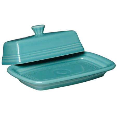 Fiesta Dinnerware Turquoise Butter Dish