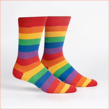 Uni-Sex Crew Socks March With Pride Med.-Lg.