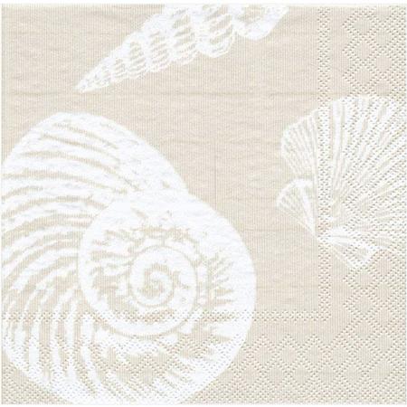 Paper Lunch Napkins Sandy Shells