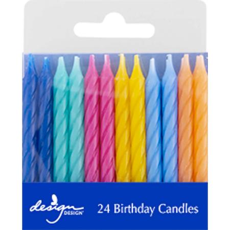 Bright Twist Minid Candles Pkg. 24