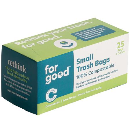 Compostable Trash Bags 4-Gallon