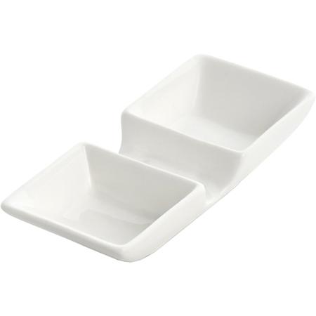 2-Part Sauce Dish w/Chopstick Rest