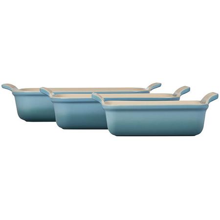 Le Creuset Heritage Baking Dish Set Sea Salt