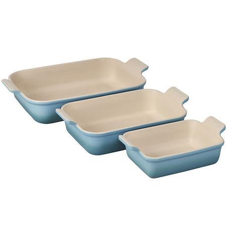 Le Creuset Heritage Baking Dish Set Caribbean