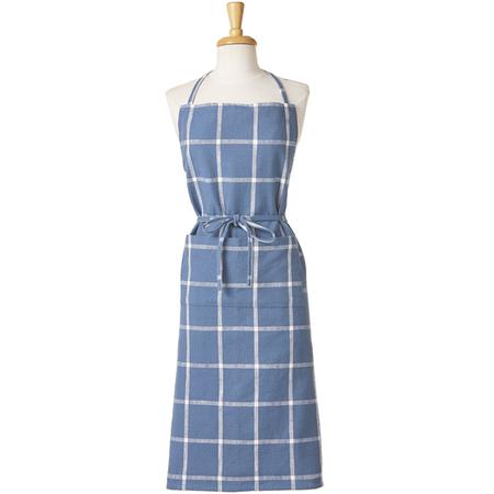 Classic Check Apron Blue