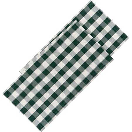 Green Buffalo Check Table Runner