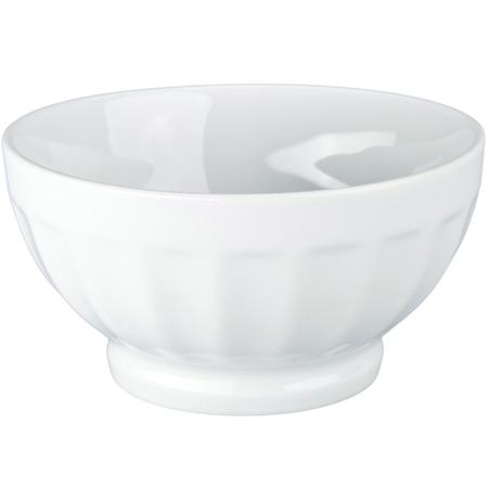 Fluted Porcelain Bowl Large