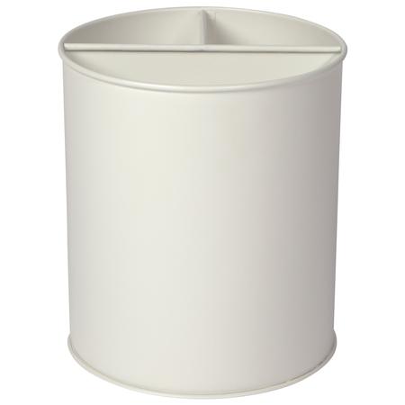 Steel Utensil Crock White