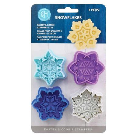 Snowflake Cookie Stamps Set/4